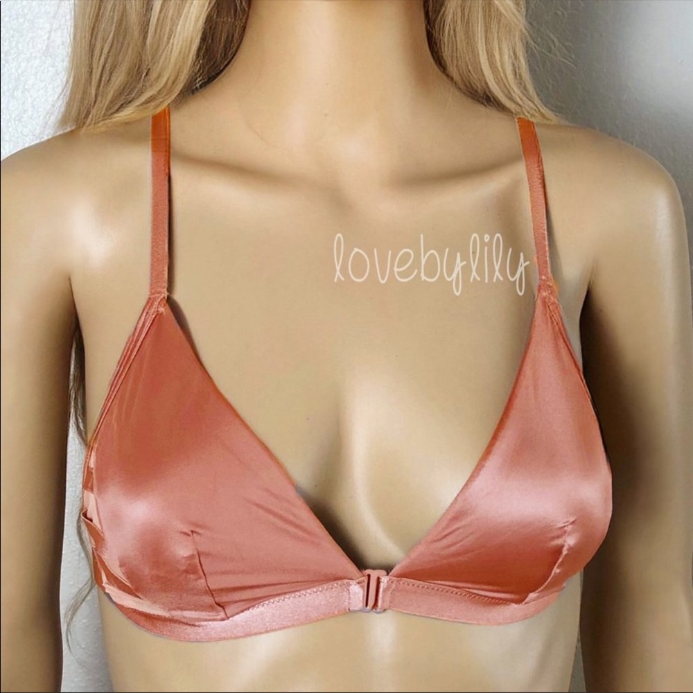Victoria’s Secret Satin Front-Close Bra